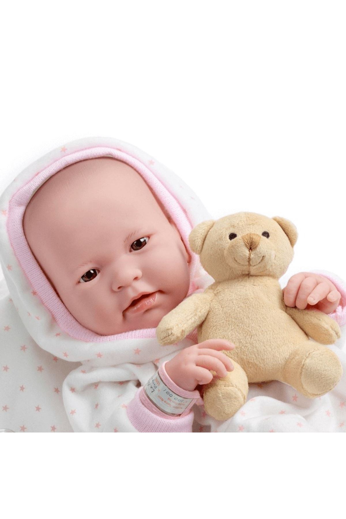 Berenguer Gerçekçi Yenidoğan Oyuncak Kız Bebek 43cm - Pembe Yıldız