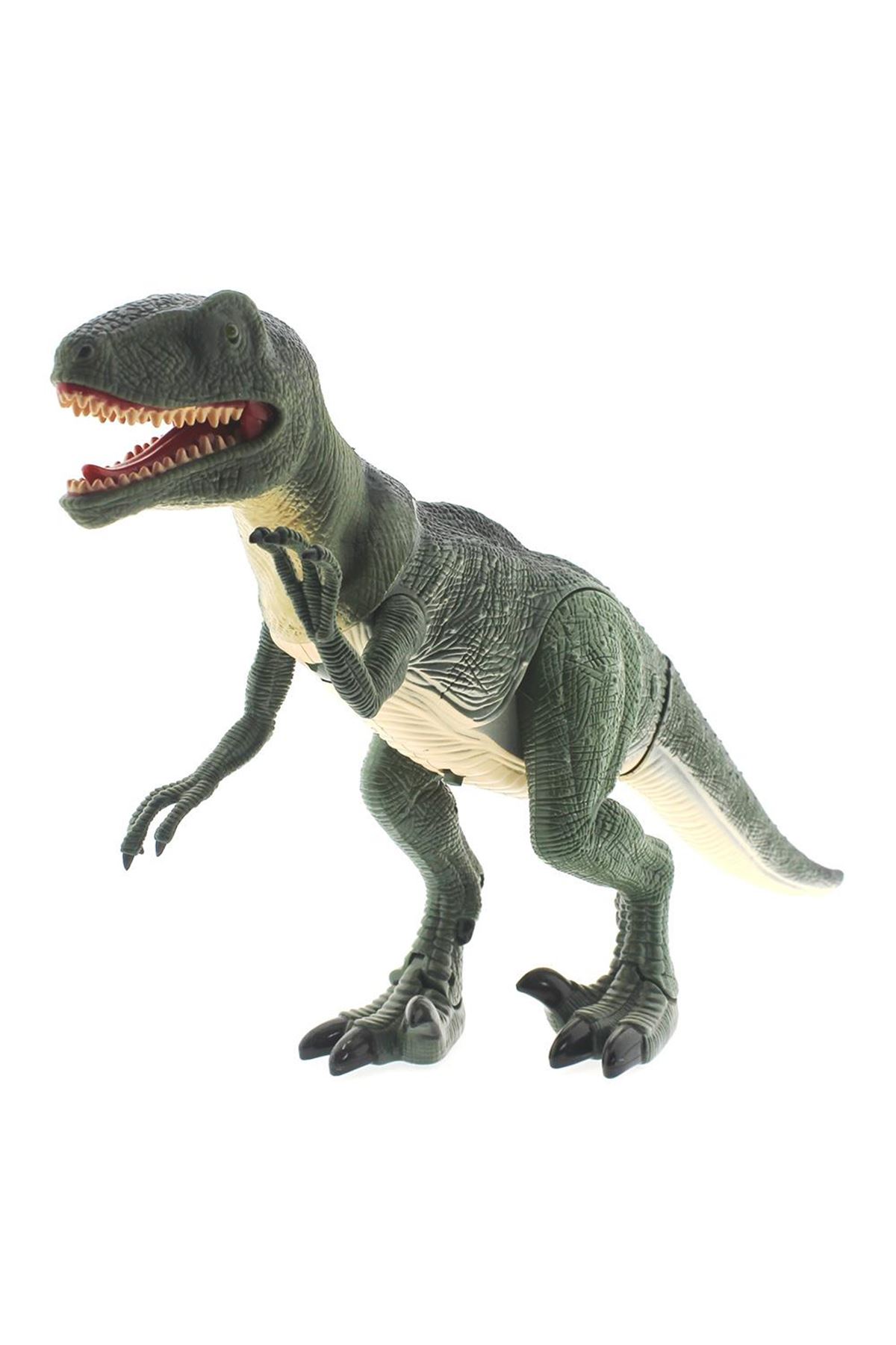 Sesli ve Işıklı Dinozor Raptor – Yeşil