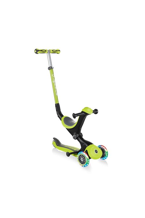 Globber Go Up Deluxe Işıklı Scooter - Yeşil