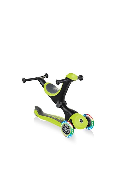 Globber Go Up Deluxe Işıklı Scooter - Yeşil