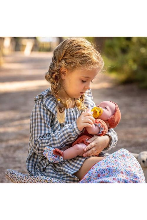 Berenguer Oyuncak Bebek 38 cm - Kiremit Hırka ve Kedili