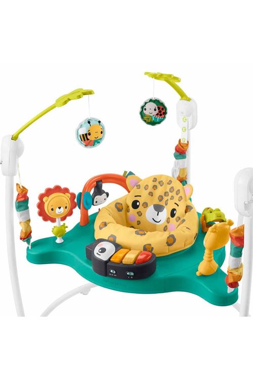 Fisher Price Işıklı Ve Sesli Sevimli Leopar Jumperoo Bebek Aktivite Merkezi