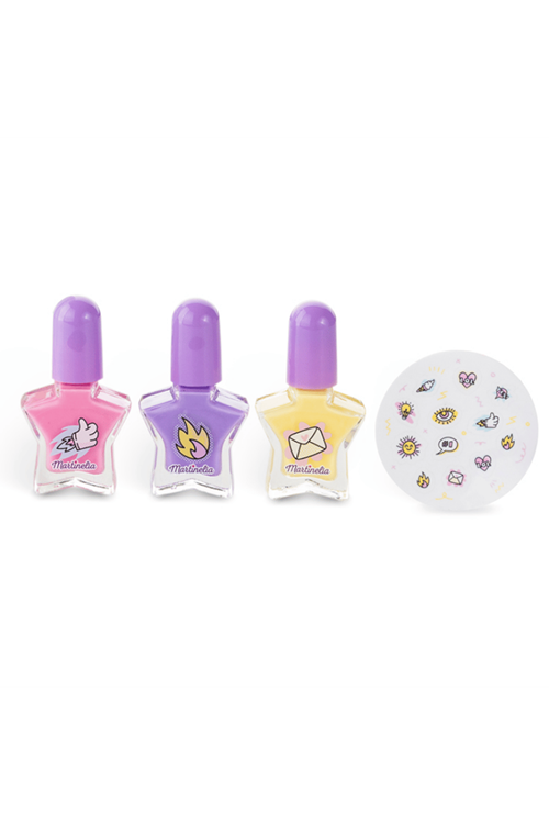 Martinelia Kutulu Oje ve Çıkartma Seti - Super Girl