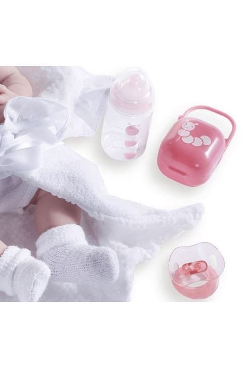 Berenguer Gerçekçi Yenidoğan Oyuncak Bebek 39 cm ve Beyaz Kundak Seti