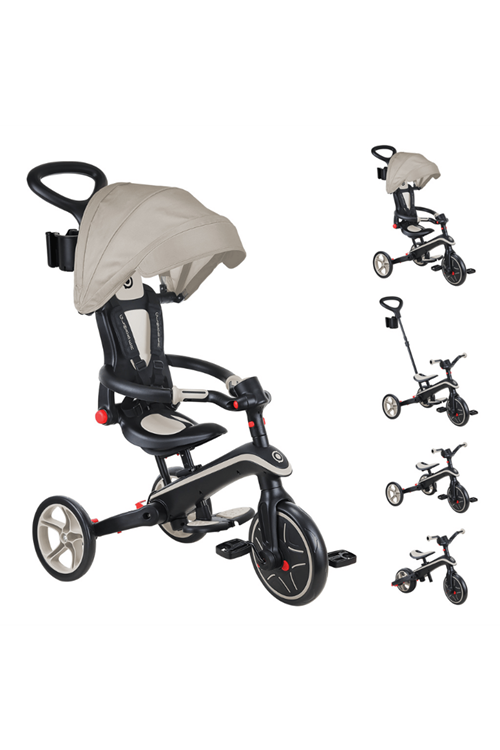 Globber Explorer 4in1 Katlanabilir Bisiklet - Koyu Bej