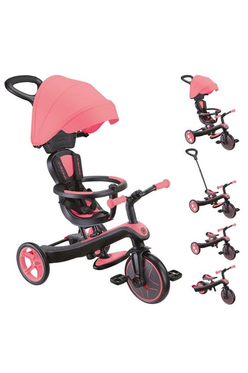 Globber Explorer 4in1 Trike Bisiklet - Pembe