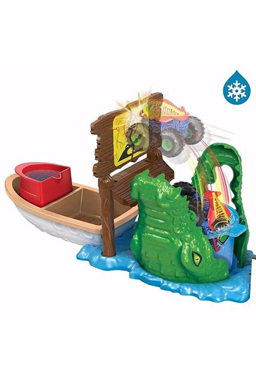 Hot Wheels Track Monster Trucks Timsahtan Kaçış Renk Değiştiren Oyun Seti