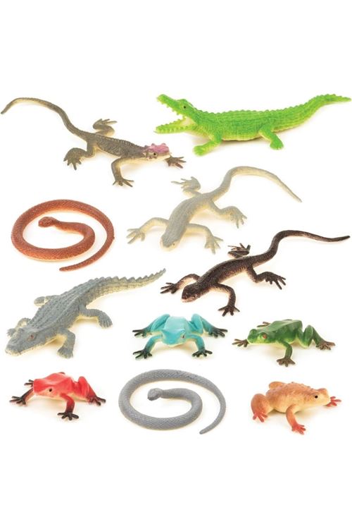 Terra 60 Parça Tüp İçinde Küçük Oyun Seti - Sürüngenler