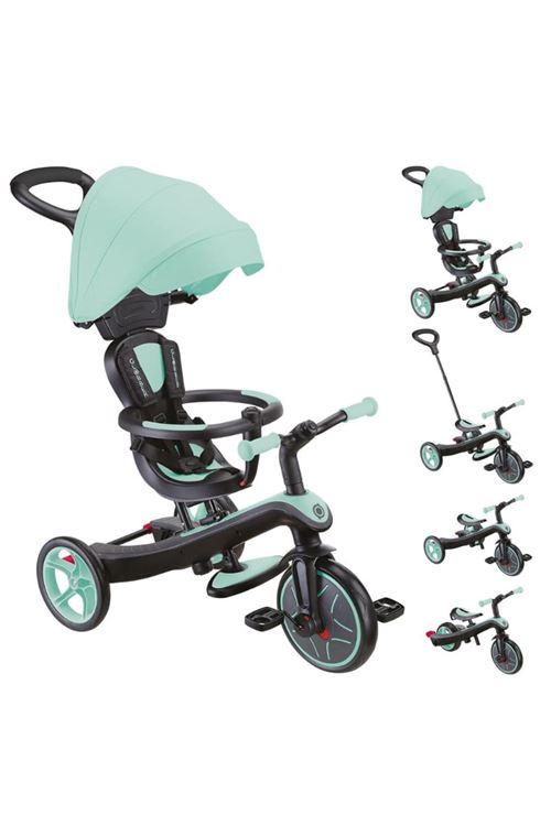 Globber Explorer 4in1 Trike Bisiklet - Mint Yeşili