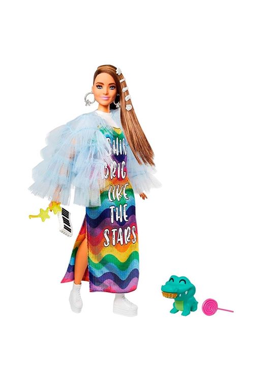 Barbie Extra Sarı Ceketli Bebek