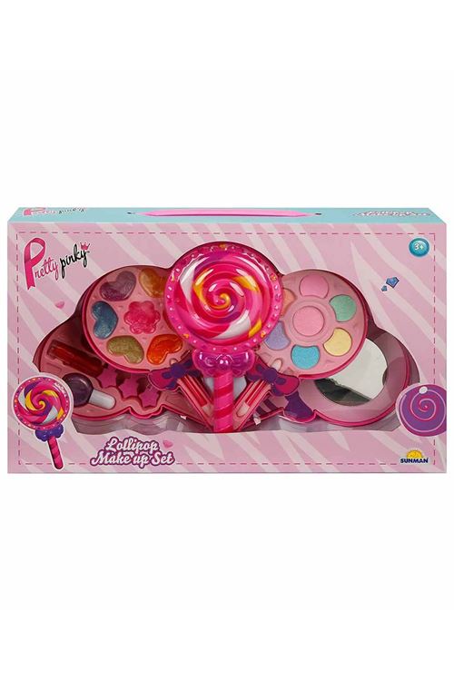  Lolipop Şekilli 4 Katlı Makyaj Güzellik Seti