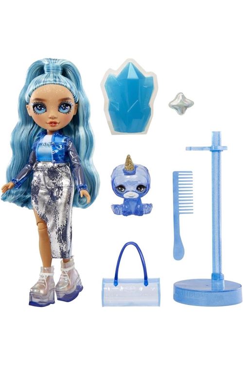 Rainbow High Skyler Parlak Slime ve Evcil Hayvan Serisi Bebeği