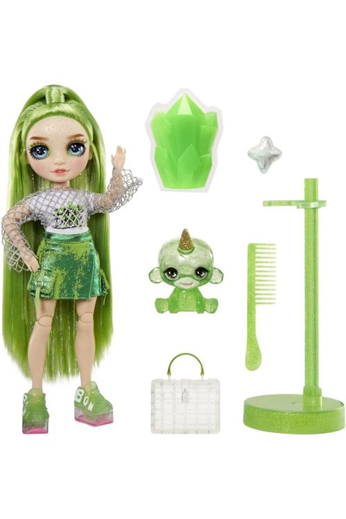 Rainbow High Jade Parlak Slime ve Evcil Hayvan Serisi Bebeği