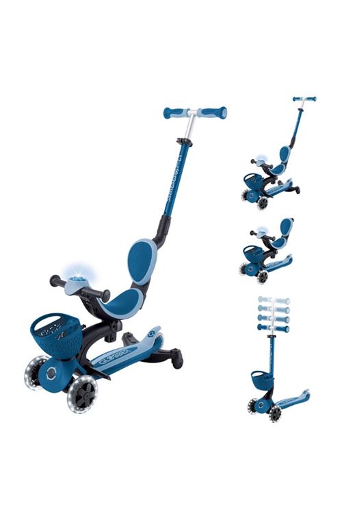 Globber Go Up Baby 360 Işıklı Scooter - Pastel Mavi