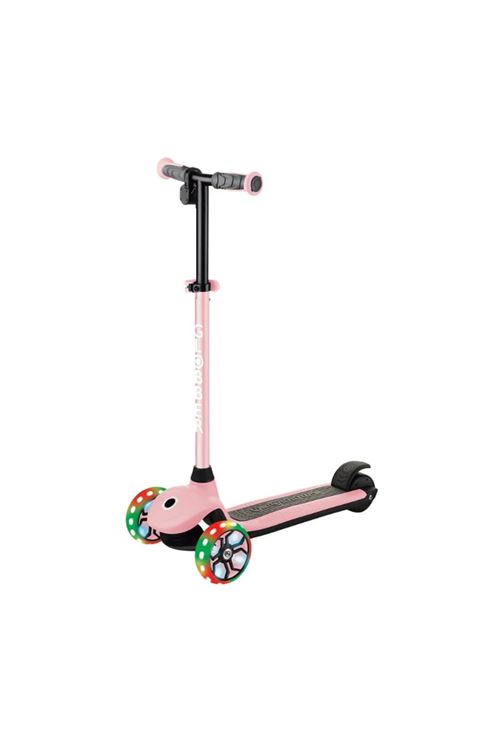 Globber One K E-Motion 4 Plus - Işıklı Elektrikli Scooter - Pastel Pembe