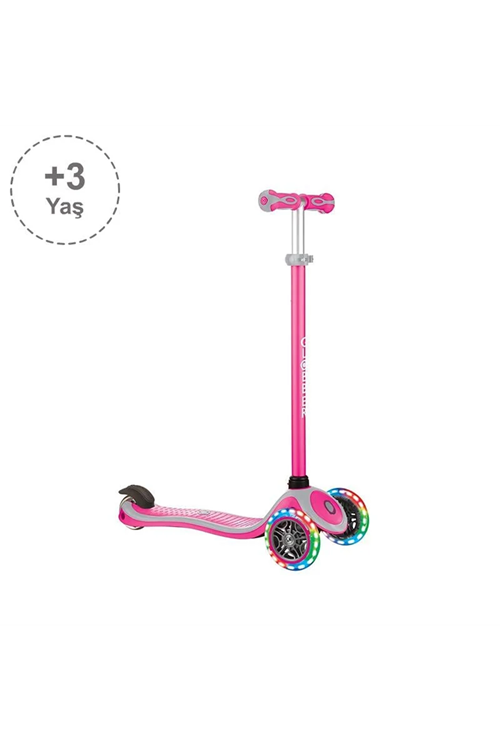 Globber Primo Plus Işıklı Scooter - Pembe