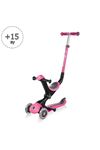 Globber Go Up Deluxe Scooter - Pembe